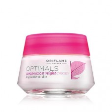 Cremă de noapte pentru ten uscat/sensibil Optimals Oxygen Boost